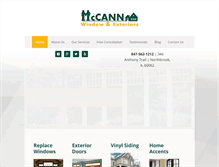 Tablet Screenshot of mccannwindow.com